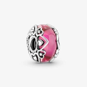 Pink Heart Murano